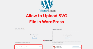wpamit allow svg file upload in wordpress with and without plugin