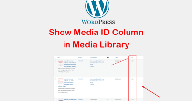 wpamit show media id column in media library without plugin (by using snippet in functions.php file)