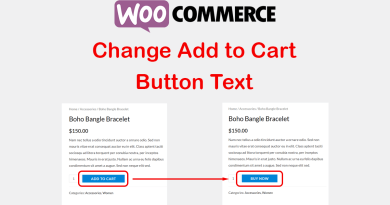wpamit woocommerce change add to cart button text without plugin