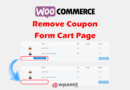 wpamit how to remove coupon form from cart page in woocommerce without plugin