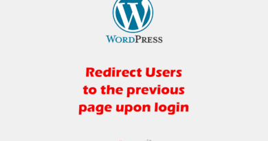wpamit redirect users to previous page upon login in wordpress without plugin