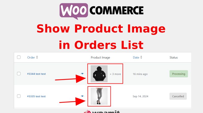 wpamit show product image in woocommers orders list